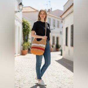 HP (UNIVERSAL THREAD) straw crossbody bag